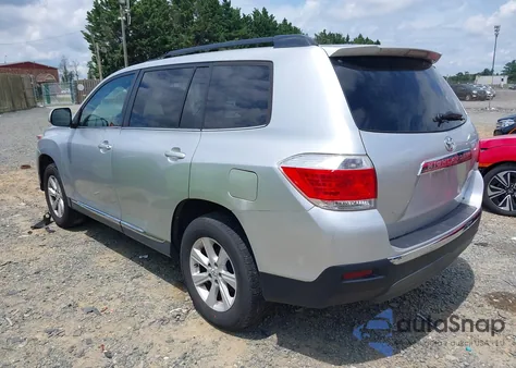 2012 Toyota Highlander Base V6 z USA, uszkodzony, nr VIN 5TDBK3EH9CS102658
